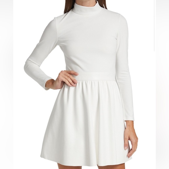 Alice + Olivia | Dresses | Alice And Olivia White Vegan Leather Dress |  Poshmark